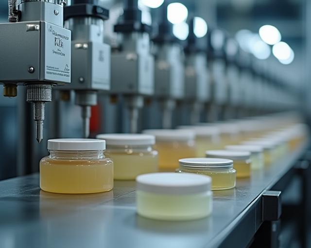 Small batch production line filling jars